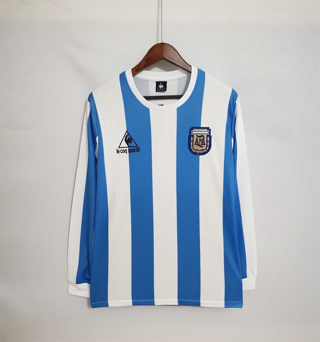 AAA Quality Argentina 1986 World Cup Home Long Jersey